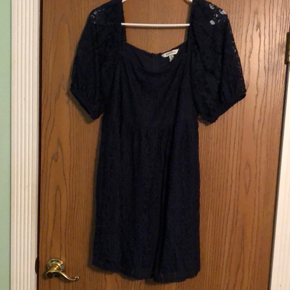 Speechless Medium Mini Navy Blue Dress